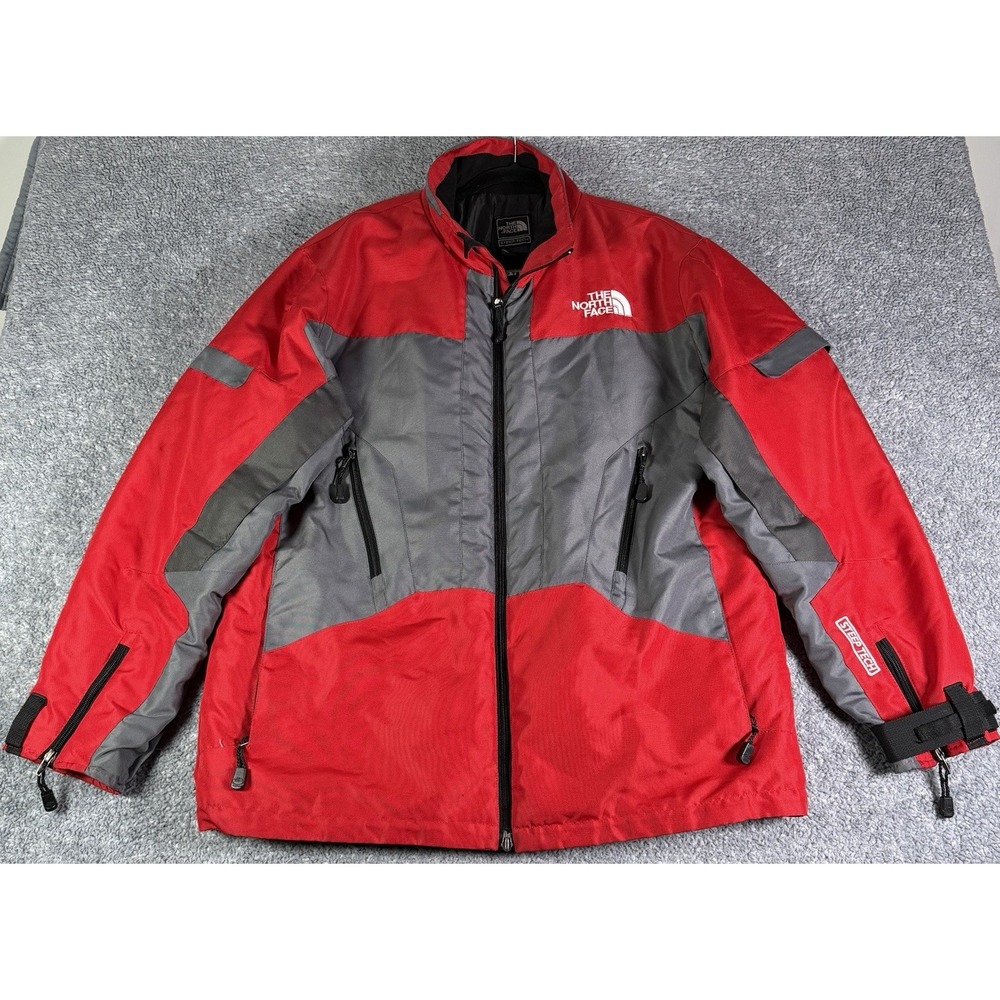 The North Face Steep Tech Jacket Men L Scot Schmidt Red Ski Mountain Snowboard